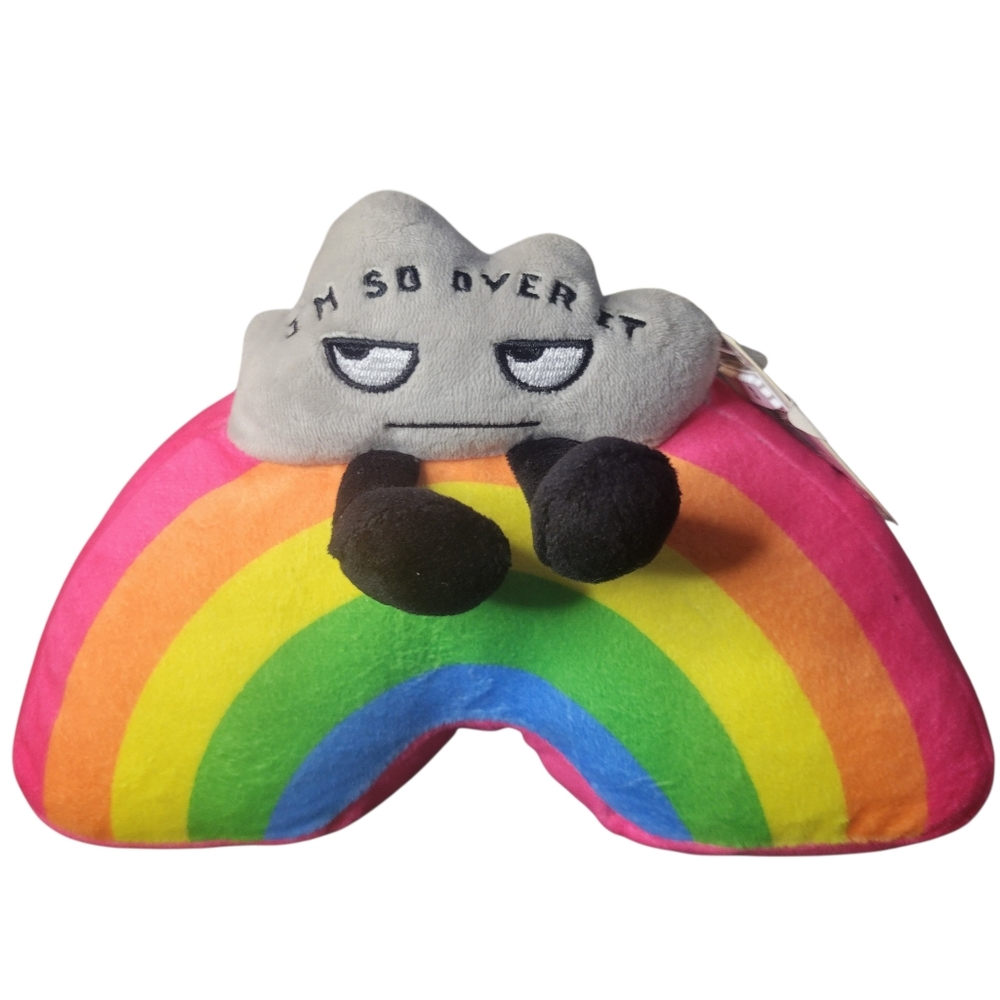 Punchkins "I'm So Over It" Rainbow Plush Toy